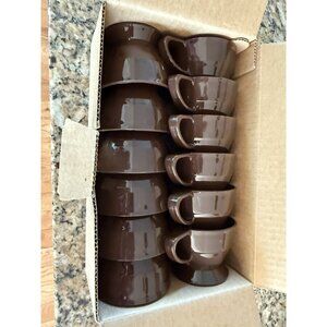Vintage  SOLO Cozy Cup Beverage Holders Brown Set of 12 New